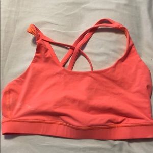 Lulu lemon coral sports bra